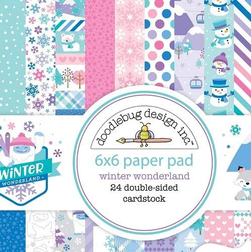 Doodlebug Design Inc. Winter Wonder Paper 6x6 Pad ,,,,