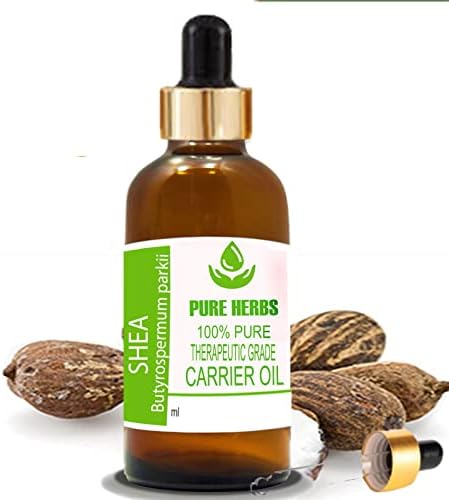 Ervas puras Shea Pure & Natural Terapereatic Carrier Oil com conta -gotas de 50 ml