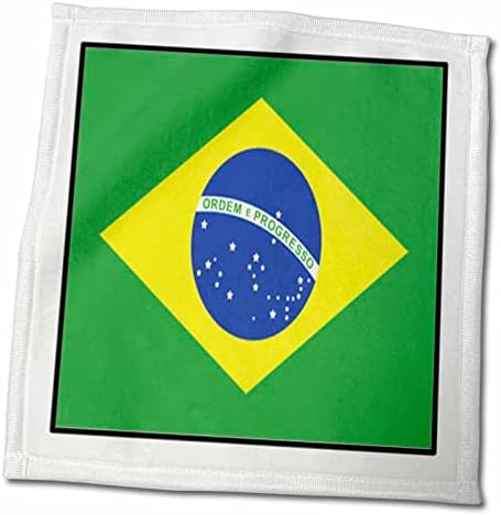 Botões de bandeira mundial de Florene 3drose - Foto do botão Brasil Botão - Toalhas