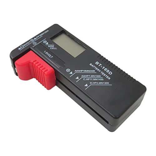 Verificador de bateria Digital LCD universal Volt Tester Cell AA AAA C D 9V Botão 006p 1.5V: AA, AAA