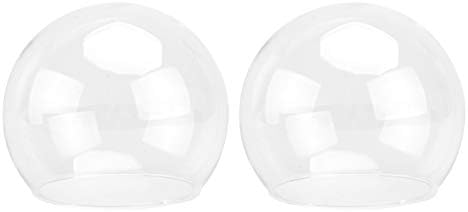 Recipientes de vidro de hemotão 2pcs tampa de bolo de vidro assar decoração tampa de cúpula de cúpula imortal vidro exibir