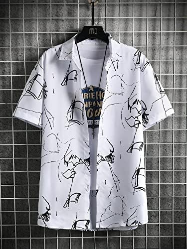 OyoAnge Men's Color Block 2 peças roupas de manga curta camisetas gráficas e shorts de cintura de cordão
