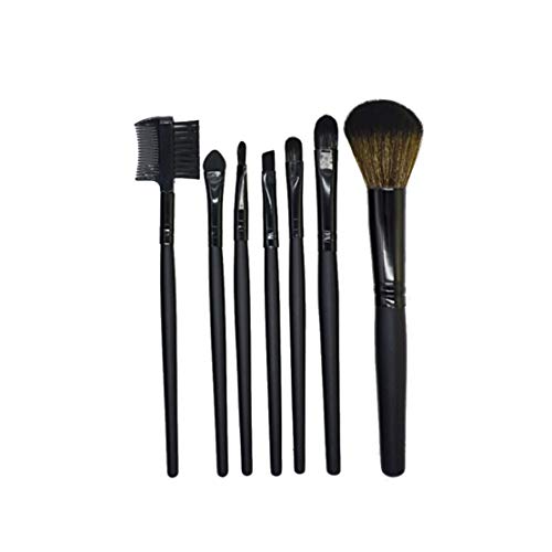 Pincéis de maquiagem 7 pcs pincel de maquiagem conjunto premium fundação sintética em pó de kabuki pincéis de corretores