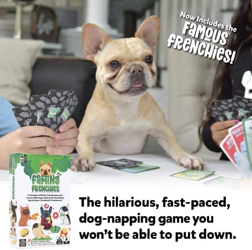 Jogos de cães chefes peidando francês - jogo de cartas de ritmo acelerado, simples e estratégico - crianças, adolescentes, adultos,
