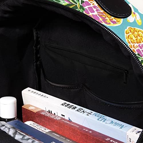 Mochila adulta unissex vbfofbv com trabalho para viagens, havaiano de abacaxi tropical de abacaxi