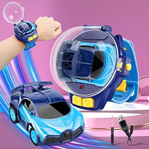 2022 Novo Mini Control Remote Control Watch Toys, Cartoon de 2,4 GHz RC REK RACING CAR, carro de controle remoto de