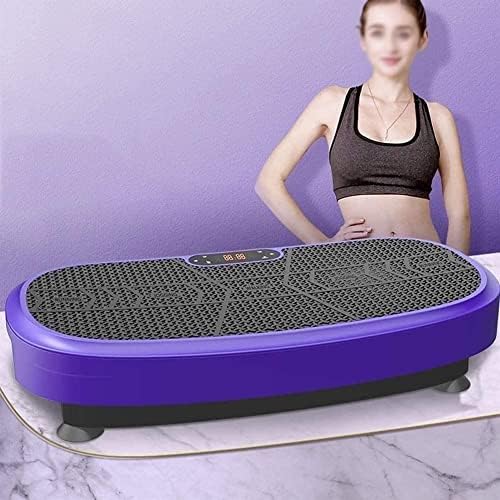 Placa de vibração MXJCC - Máquina de exercício de plataforma de vibração do corpo inteiro - Equipamento de exercícios para casa e de viagem para perda de peso, tonificação e bem -estar