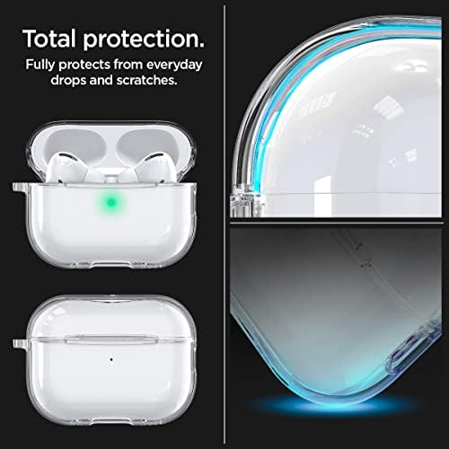 Spigen Ultra Hybrid projetado para airPods Pro 2ª geração Capa - Crystal Clear