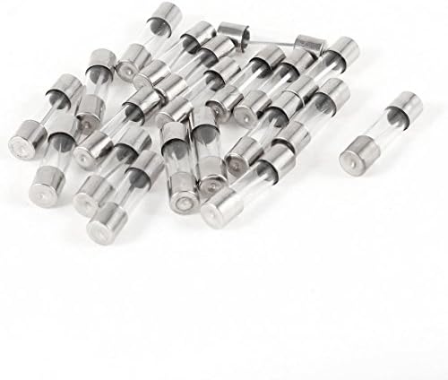 Copapa Glass Fuses Tubes 2amp Fusíveis de ação rápida 50 PCs 5x20mm 250V