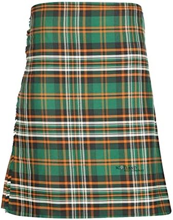 A Scotland Kilt Company Mens Tradicional Premium 8 jardas Kilt em vários tartans - mais pino de kilt