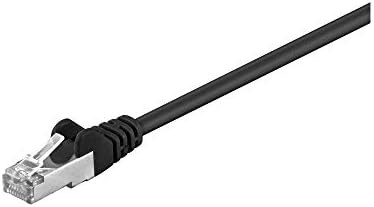 Goobay 68662 Cat 5e patchcable, f/utp, preto, comprimento do cabo de 5m