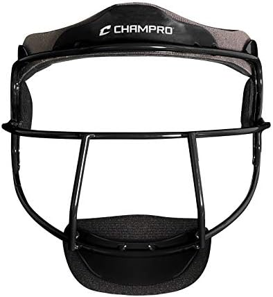 Máscara defensiva defensiva de Champro - perfeita para softball, camiseta, beisebol, com tamanhos e cores para todas as idades