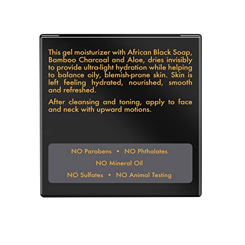 SheaMoisture Face Hidratante para sabonete preto africano de pele propensa a acne com manteiga de karité 2 oz