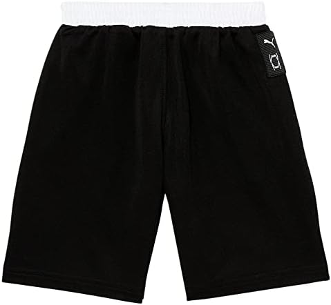 Puma para crianças meninos de shorts de shorts atléticos respiráveis ​​- preto