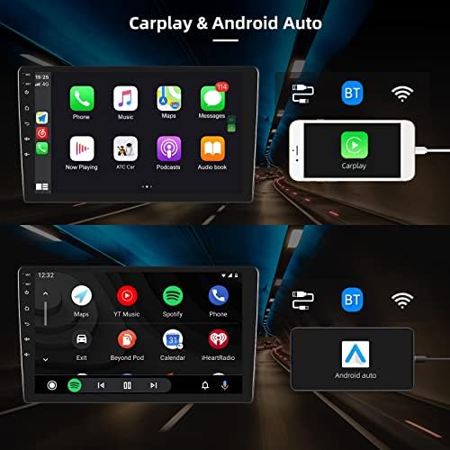 2G 32G Android 11 estéreo de carros para Ford Fusion Mondeo 2013-2019 Apple CarPlay Touch Screen Car Radio Radio Radio Combining com Bluetooth Android Auto WiFi GPS FM Backup Camera Player