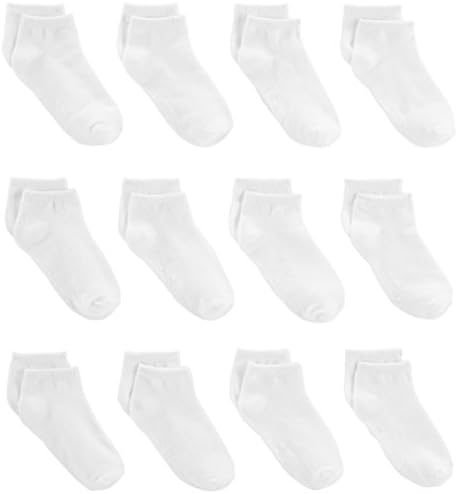 Alegias simples das crianças unissex de Carter e meias de bebês, 12 pares