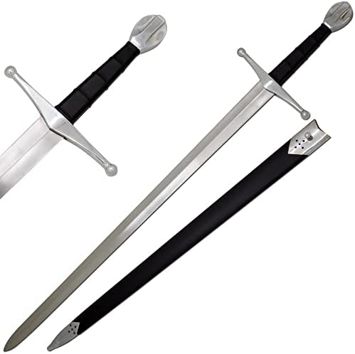Guerreiro medieval O Crecy Full Tang Manuted Hand ford forged Real Handmade Sword