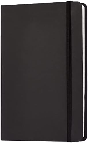 Notebook clássico do Basics, 240 páginas, capa dura - 5 x 8,25 polegadas, páginas governadas por linha