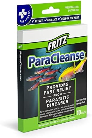 Tratamento de paracleanse aquáticos de Fritz para peixes aquários