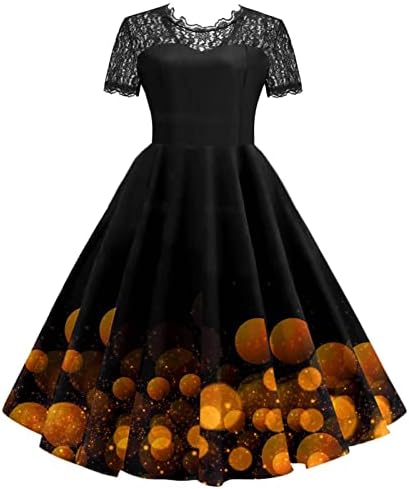 Vestidos formais do Nokmopo plus size para mulheres vestido de moda feminina, vestido de retalhos de retalhos de tração vintage vestido de banquete