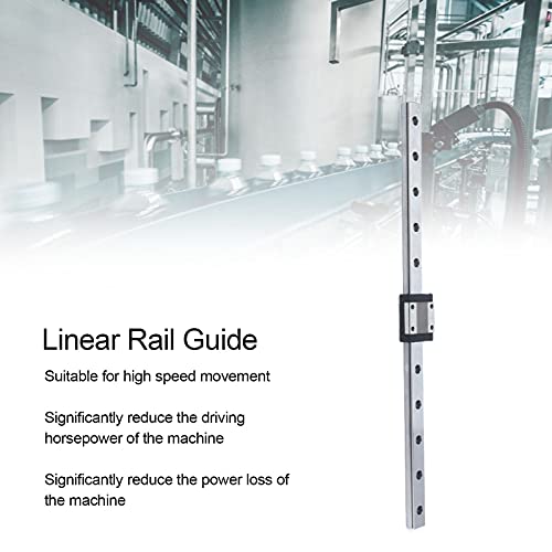Guia do trilho linear, aço de alta velocidade de 12 mm lineares duráveis ​​trilhos de deslizamento para impressora