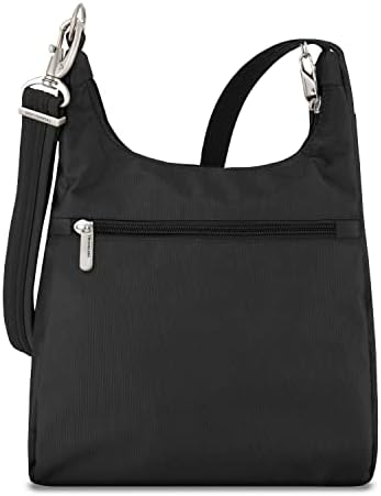 Travelon Anti-roubo clássico Messenger Bag, preto, tamanho, 9,75 x 10 x 2,5