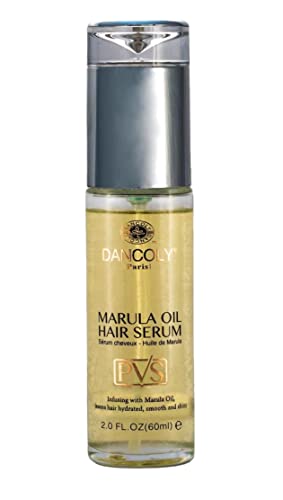 Angel Professional Dancoly Marula Oil Hair Serum 60ml Cavilha formulada com óleo de marula absorve rapidamente as vitaminas C e E para tornar os cabelos lisos e brilhantes, mantendo o cabelo