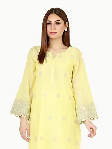 EDENROBE feminino pronto para usar Kameez bordados - vestidos indianos paquistaneses para mulheres - senhoras 1 pcs