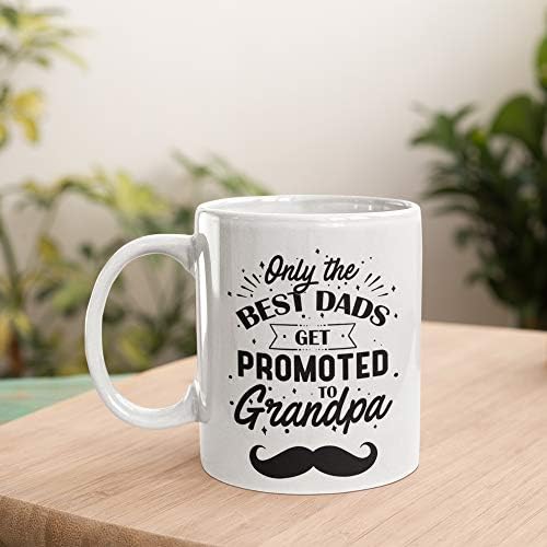 Caneca de Coffee do Vovô - Somente os melhores pais são promovidos ao vovô - o melhor presente de avô - presente de avô