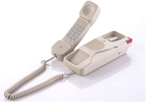 Telefone UXZDX CuJux, telefone fixo retrô de estilo ocidental, com armazenamento digital, montado na parede, função de redução de ruído para casa e escritório