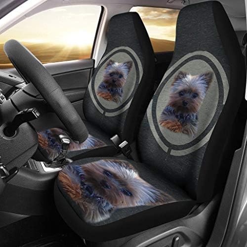 Pawlice Yorkshire Terrier Print Car Seat Covers