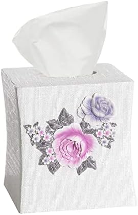 Caixa de lenços de papel popular, Michelle Collection, 10x10, lilás