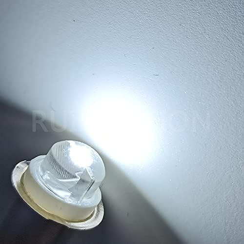 Lâmpadas de lanterna led de Ruiansion P13.5s lâmpadas LED 6V COB 0,5W LED WHITE LED BULL