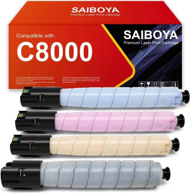 SAIBOYA Remanufaturou Alta Capacidade Versalink C8000 Cartucho de toner compatível com a impressora Xerox Versalink C8000.