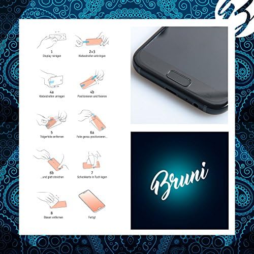 Protetor de tela Bruni Compatível com Amazn Kindl Oasis Modelo 2017 Filme Protetor, Crystal Clear Protective Film