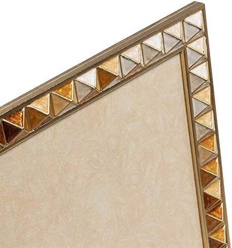 Jay Strongwater Vertex - Pirâmide 8 x 10 quadro - Topaz de ouro