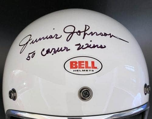 Junior Johnson assinou o capacete Bell Daytona Hof Nascar Legend PSA/DNA autografado - Capacetes NASCAR autografados
