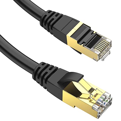 Ercielook Cat6 Cabo Ethernet ao ar livre 100 pés de alta velocidade, suporte Poe Cat 6 CAT5E CAT 5 CABO DE REDE,