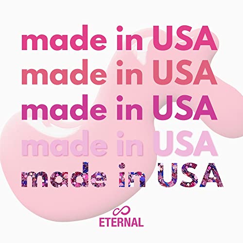 Conjunto de esmaltes eternos para mulheres - 13,5ml 5 PC Pink Hot Pink Achaness Conjunto para meninas | Kit de esmalte natural duradouro e seco rápido para manicure e pedicure DIY em casa | Fabricado nos EUA