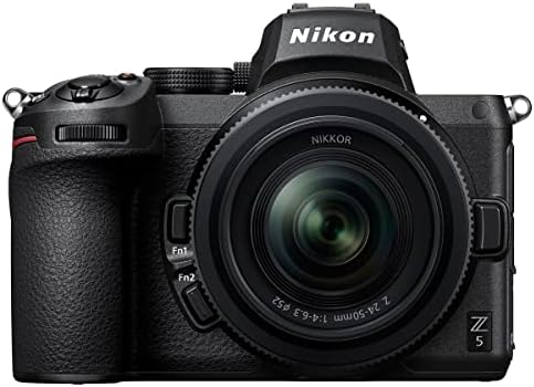 Nikon Z5 Câmera sem espelho de armação completa com Nikkor Z 24-50mm f/4-6,3 Lente de zoom com Nikon MB-N10 Multi