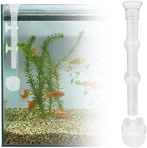 Petsola Fish Alaber Supplies transparentes Ferramenta de alimentação Funil Funil Cup Tubo de alimentação