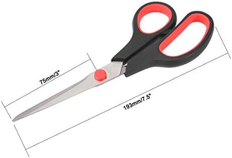 UXCELL® Scissor de aço inoxidável de 7,5 polegadas, alça de garra de conforto suave