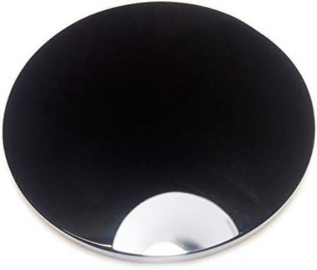 Polar Jade Black Obsidian Scrying Mirror 125 mm / 5 ”de diâmetro