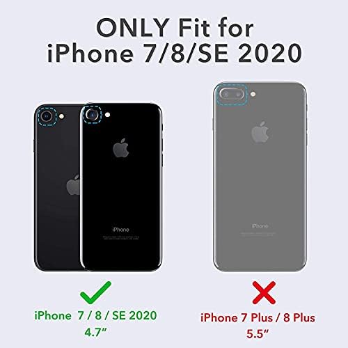 Caso McCaie para iPhone SE 2020, iPhone 8 e iPhone 7, iPhone SE