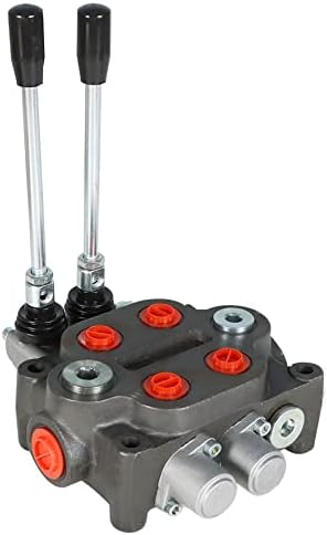 Válvula de controle direcional hidráulica de Waltyotur, 2 bobo 25 gpm Válvula de carregador hidráulica, portas BSPP, válvula