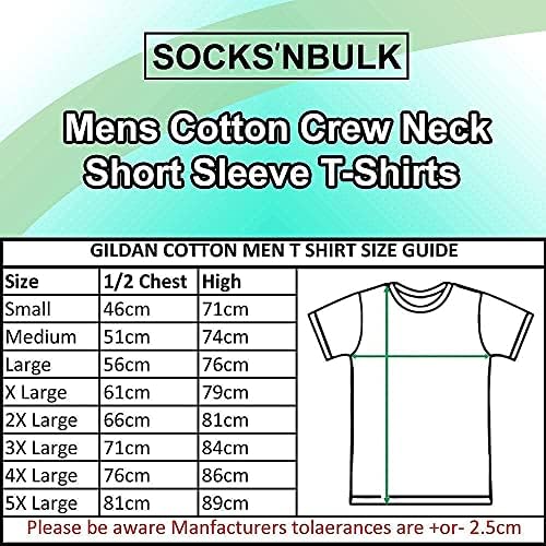 Bilionhats 12 pack plus size masculino algodão camiseta em massa grande alta de manga curta camisetas leves