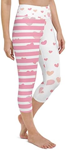 IIUs Valentines Leggings For Women Love Print High Solting Running Yoga Leggings Soft escovados Esportes esportivos elásticos