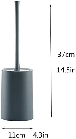 Escova de vaso sanitário zaahh pincel de suporte de suporte de alça longa com escova de vaso sanitário de base