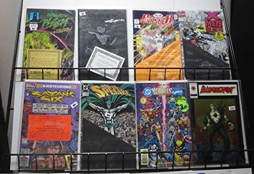 Coleção assinada dos anos 90! 8 Livros assinados: dcvsmarvel, X-Men Unlimited, Punisher2099