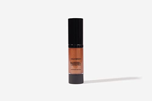Délali Robinson Cosmetics - iluminador líquido, intensificador de brilho natural do corpo, marcador da fundação, bronzeador de maquiagem. 0,67 oz